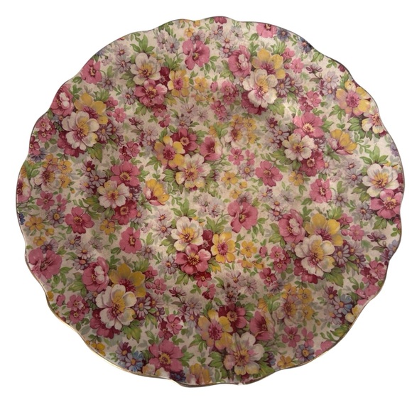 James Kent “Du Barry” Chintz Floral Plate England